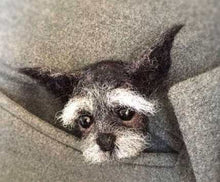 Load image into Gallery viewer, Women Pocket Animal Pet Doll Toy Wool Needle felting Kit DIY Non finished Dog Cat Fox Head Decor