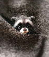 Load image into Gallery viewer, Women Pocket Animal Pet Doll Toy Wool Needle felting Kit DIY Non finished Dog Cat Fox Head Decor