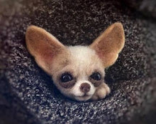 Load image into Gallery viewer, Women Pocket Animal Pet Doll Toy Wool Needle felting Kit DIY Non finished Dog Cat Fox Head Decor