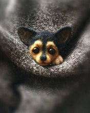 Load image into Gallery viewer, Women Pocket Animal Pet Doll Toy Wool Needle felting Kit DIY Non finished Dog Cat Fox Head Decor
