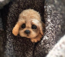 Load image into Gallery viewer, Women Pocket Animal Pet Doll Toy Wool Needle felting Kit DIY Non finished Dog Cat Fox Head Decor