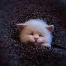 Load image into Gallery viewer, Women Pocket Animal Pet Doll Toy Wool Needle felting Kit DIY Non finished Dog Cat Fox Head Decor